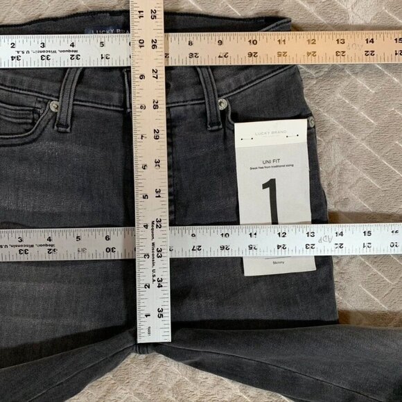 Madewell Womens 1 Denim Jeans Faded Black Uni Fit Skinny Mid Rise Stretch New - Picture 7 of 11